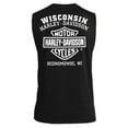 thumbnail image 2 of Harley-Davidson Men's Ragged Willie G Skull Sleeveless Cotton Muscle Tee (L), Harley Davidson, 2 of 2