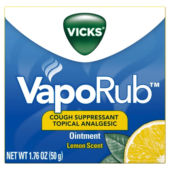 Pomada Vicks Vaporub Aroma a Limón 50 g Paquete de 3