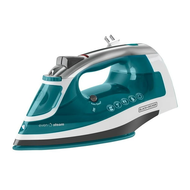 Plancha de Vapor Black & Decker Suela de Cerámica y Cable Retráctil Verde