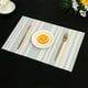thumbnail image 1 of Aparatos de cocina, accesorios de cocina, utensilios de cocina, utensilios de cocina, tapete aislante térmico de PVC, tapete decorativo para comida occidental, mantel individual decorativo a prueba de, 1 of 6