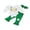 Green, variant on Jxzom Infant Baby Girls St. Patrick Day Outfits 0 3 6 12 18 Months Clover Print Short Sleeve T Shirts Tops Flared Pants Headband Clothes Set