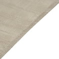 thumbnail image 6 of BalsaCircle 90" x 156" Taupe Rectangular Premium Polyester Faux Burlap Tablecloth Reception, 6 of 8