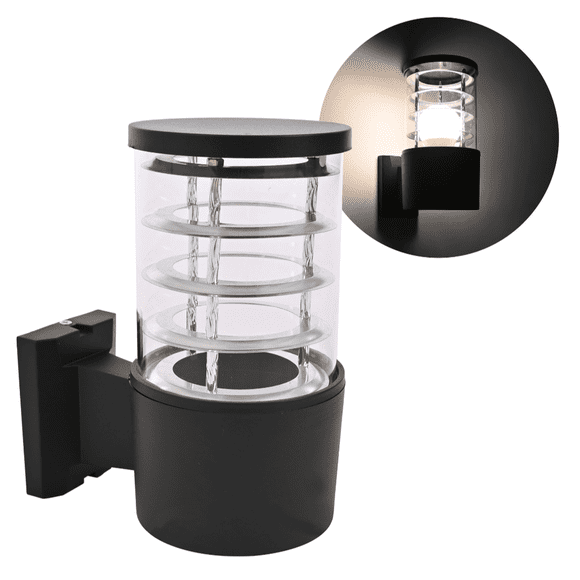 Arbotante Exterior 1 luz Cubierta Plana