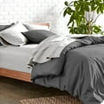 thumbnail image 6 of Bare Home Heathered Pewter Cationic Microfiber Sheet Set, Wrinkle Resistant, Deep Pocket, Full, 6 of 6