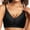 Black, variant on Women's Push Up T Shirt Bra Seamless Soft Cup Bralette Comfortable Wireless Padded Support Everyday Wear Lightweight Smooth Fit