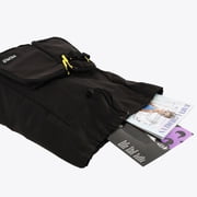J World Mod Drawstring Backpack, Black/Yellow