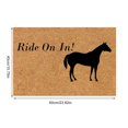 thumbnail image 3 of Tapis de Porte en Fibre de Coco 16x24 Pouces pour Entrée Extérieure, Tapis de Porte Intérieur Antidérapant, Accessoires Naturels pour Entrée, Porte d'Entrée, Patio, Porche, Intérieur Extérieur, 3 of 6