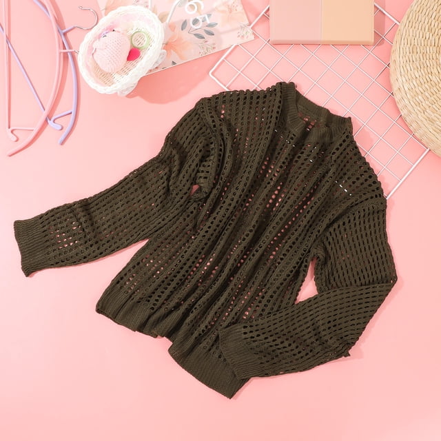 OHOIOLLA Poncho Crochet Para Mujer Con De Malla Para Protección Solar Y