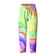 thumbnail image 5 of Pantalones de Mujer Traje Verano Cómodo de Moda Impreso Pantalones Recortados, Pantalones Elásticos Casuales, 5 of 5