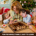 thumbnail image 4 of TAETOE Shut The Box Game Wooden with Dice, 2-4 Player Math Strategy Game for Adults Kids - Close The Box Board Number Learning Activity, Family Travel Pub Games, 4 of 6