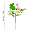 thumbnail image 3 of Gumesh Assorted Easter Bunny Floral Stems – Spring Artificial Picks with Eggs, Berries, Leaves, Foam Rabbit Decorations for Wreaths, Centerpieces, Vase Filler, 3 of 6