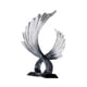 thumbnail image 2 of Adorno de ala Figura de ala Figura decorativa de escritorio Estatua de ala coleccionable Gris, 2 of 9