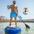thumbnail image 4 of Goplus 10' Inflatable Stand Up Paddle Surfboard W/Bag Aluminum Paddle Pump, 4 of 12
