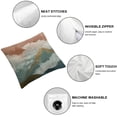 thumbnail image 4 of Acheng Boho Throw Pillow Covers Mid Century Bohemian Landscape Mountain Sunset Modern Abstract Minimalist Decorative Pillow Cases Home Decor Standard Square Pillowcases,2 Pcs White, 4 of 6