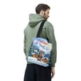 thumbnail image 3 of Hello Welcome Winter The Ski Basset Hound Snowy Day All Over Print 3D Canvas Tote Bag Bassets Dog Breed Lovers Gifts Idea Reusable Handbag - 13013, 3 of 5