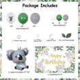 thumbnail image 6 of Koala Birthday Decorations, Koala Garland Arch Kit, Koala Bear Backdrop, Koala Themed Birthday Zoo Wild Jungle Animal Party Supplies, 6 of 6