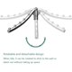 thumbnail image 4 of Perchero de Pared Plegable Vhermosa de Acero Inoxidable 2 Piezas, 4 of 5
