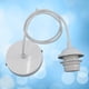 thumbnail image 5 of 1M E27 LED Lámpara Soporte de luz eléctrica Tipo de base Tipo de bombilla Techo Colgante de techo Cubierta de lámpara (blanco), 5 of 5
