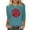 Sky Blue tops for women, variant on Orders Delivery Mother'S Day 3/4 Length Sleeve Tops for Women Casual Summer Pullover Crew Neck Shirts Loose Letter Printed Blouses Women's Tops 3/4 Sleeve