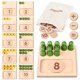 thumbnail image 1 of Juegos de conteo y matemáticas Montessori Toys DINORUN con bolsa de almacenamiento, 1 of 1