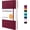 Burgundy, variant on Lined Journal Notebook, (Yellow), 160 Pages, Medium 5.6 in x 8 in - 100 GSM Thick Paper – Hardcover Journaling Notebook for Work, School & Note Taking