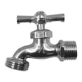 thumbnail image 2 of Llave De Nariz Cromada 1/2 Para Manguera Jardin 4 Piezas plateado 1/2, 2 of 4