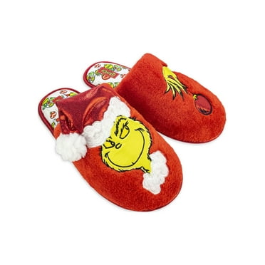Quick Dry Outdoor Pants Dr Seuss Grinch Slippers - Festive 3D Hat House Slippers With Non-Slip Rubber Bottom Mens Joggers
