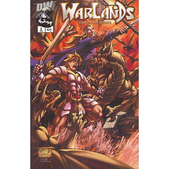 Warlands: Dark Tide Rising #2 VF ; Dreamwave Comic Book