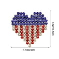 thumbnail image 3 of USA Flag Brooch Exquisite And Versatile Men's And Women's Clothing Chest Flower Jewelry Pin, 3 of 6