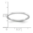 thumbnail image 5 of 14K White Gold 1.2mm Flat Polished Stackable Band Size 4.5, 5 of 6
