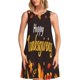 thumbnail image 1 of Disketp Happy Thanksgiving 1 para Vestido sin Mangas para Mujeres, Vestidos de Verano para Mujeres, Casual y Holgado para la Playa, 1 of 7
