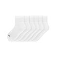 thumbnail image 4 of No nonsense Women's Cushioned Quarter Top 6 Pair Pack, White One Size, 4 of 4