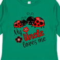 thumbnail image 4 of Inktastic My Uncle Loves Me with Cute Ladybugs Boys or Girls Long Sleeve Toddler T-Shirt, 4 of 5