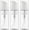 Clear, variant on 3.4oz Foam Bottles, Travel Size Foaming Pump Bottles, Empty Soap Dispensers for Lash Cleanser, Shampoo (100ML, 3Clear)