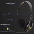 thumbnail image 3 of Pc Interface Usb Headset Headphone Office Customer Aviation Headset With Wheat, 3 of 5