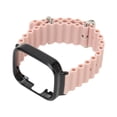 thumbnail image 3 of Estuche protector para correa de reloj 2 en 1 Estuche de repuesto ajustable de silicona para Redmi Watch 3 Rosa, 3 of 10