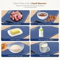 thumbnail image 6 of VIDONIO Portable Electric Warming Mat for Food, 6-Level Temp & 5 Timer Settings, Navy Blue, 6 of 12