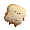 thumbnail image 1 of Naiovety Almohada de pan tostado de felpa, comida suave Kawaii, calentador de manos, decoración, cojín para dormir, sofá, juguetes para Suministros térmicos Lindo, 1 of 6