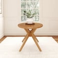 thumbnail image 5 of Plank+Beam 62" Verso Oval Dining Table for 4, Solid Wood Kitchen Table for Dinner Room, Pecan, 5 of 11