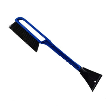 Auto Drive Winter Driving Snow Brush and Ice Scraper, 24" Length, Blue