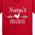 thumbnail image 4 of Inktastic Nana's Favorite Heart Grandchild Youth T-Shirt, 4 of 5