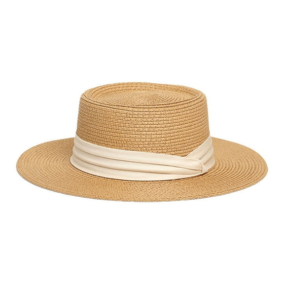 UJNDER Stylish Straw Bucket Hat for Women Casual Summer Accessory Wide Brim Sun Hat for Beach Dresses and Outdoor Activities Khaki2
