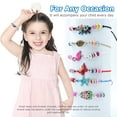 thumbnail image 2 of OneAndes 12 Pcs Kids Bracelets, Friendship Charm Jewelry with Animal Pendant Adjustable Woven Birthday Holiday Gifts for Toddler Children Teen Girls Women Prize Pretend Play Party Favors, 2 of 7