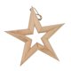 thumbnail image 3 of Adorno de puerta Colgante Macarena estrella rústica decoración de madera, 3 of 8