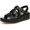thumbnail image 2 of Vionic Womens Delano Leather Strappy Wedge Sandals, 2 of 5