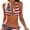 Scratched American Flag, variant on SKQIT Women 2 Piece Bikini American Flag Bikini Swimsuit Sexy Bathing Suits Halter Triangle Tops Side Tie Bikini Sets