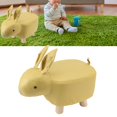 thumbnail image 3 of Children's Dinosaur Step Stool,Cartoon Animal Shaped Stool, Kid Home Living Room Cute Wooden Footstool for Playroom Courtyard[Yellow], 3 of 8