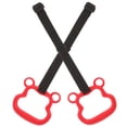 thumbnail image 4 of MOVTOTOP Portable Gymnastics Rings for Kids Workout Red ABS PP Material Safe Reliable Fun Cartoon Design for, 4 of 7