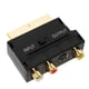 thumbnail image 2 of a 3x RCA Teléfono AV TV Adaptador convertidor de DVD Conmutable, 2 of 9