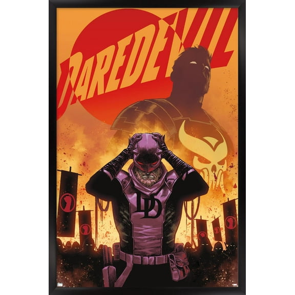 Marvel Comics - Daredevil - Daredevil #7 Wall Poster, 14.725" x 22.375" Framed